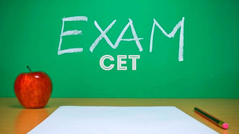 No use of watch during CET exam OMR sheets police security belgaum