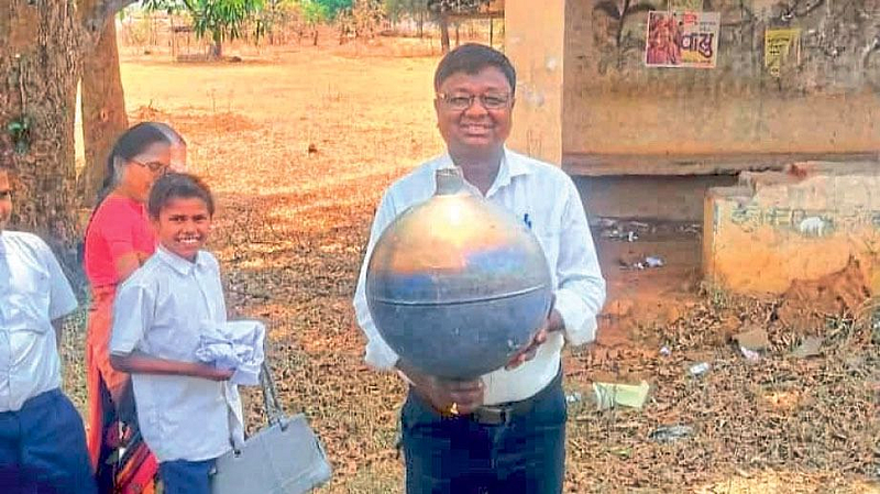 Chandrapur Rocket remains found Bodra forest