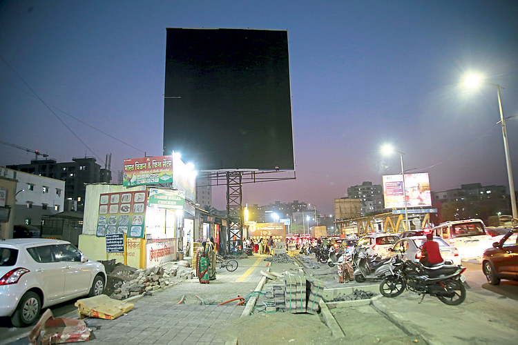 pimpri Municipal Corporation update Flex at the place of action