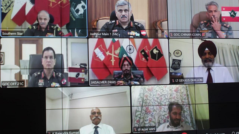 Organizing seminar security situation Jammu and Kashmir