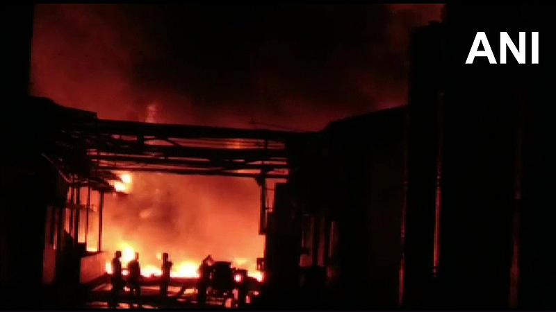 Andhra Pradesh Pharma Company Fire