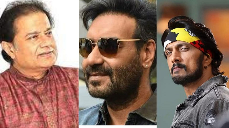 Ajay devgn and Sudeep