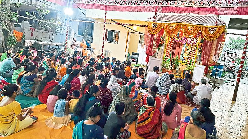 नीरेत स्वामी समर्थ प्रकट दिन उत्साहात