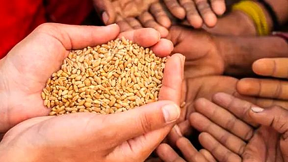 Akola Free food grains for poor beneficiaries