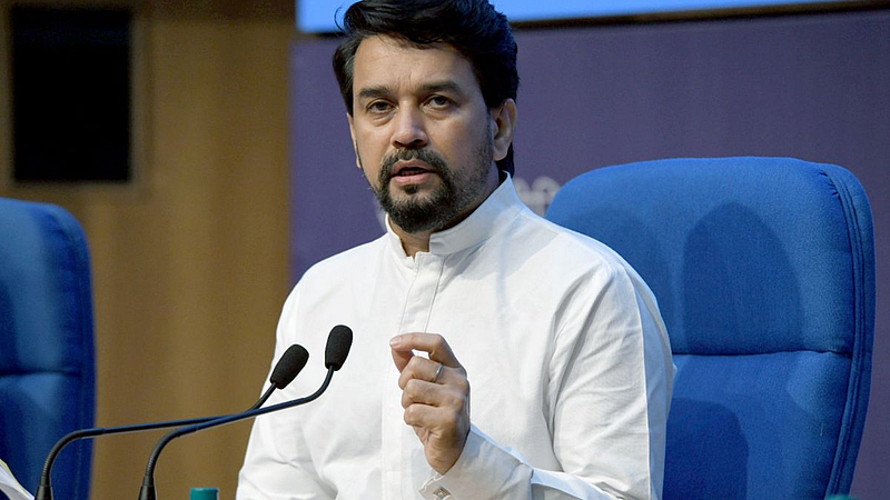 Union Broadcasting and Information Minister Anurag Thakur