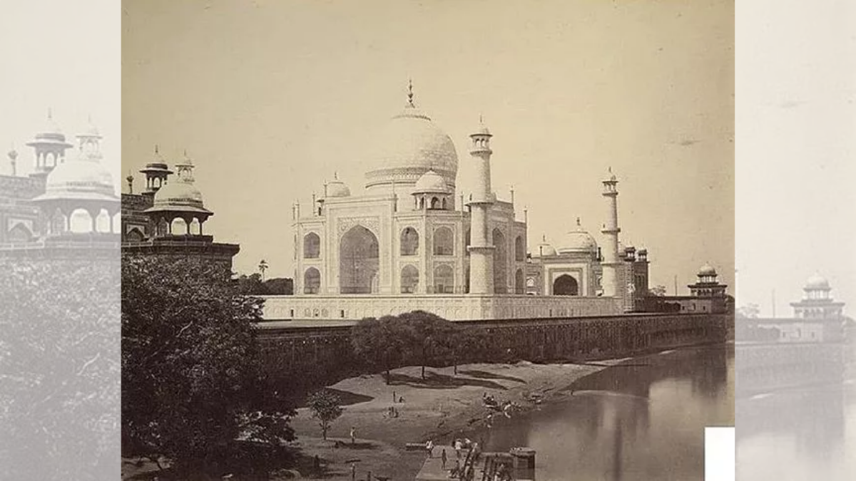 1880 मधील ताजमहालाचा सुंदर फोटो