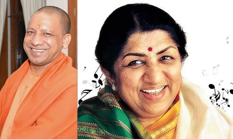 CM Yogi Adityanath announced a roadway on Lata Didi's name