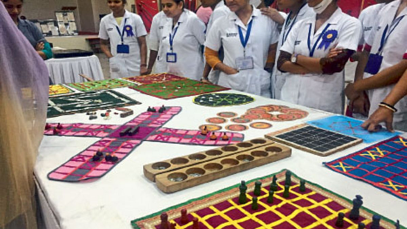Exhibition Shivakalin weapons coins at Dadar Curiosity about historical sitting games