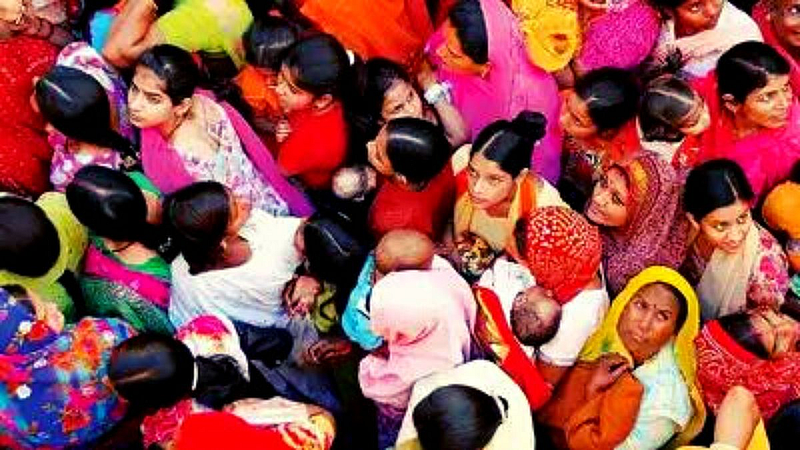 National Family Health Survey average rate of decline in fertility in India