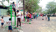 Nanded administration need pay attention to open gym Nanded administration need pay attention to open gym