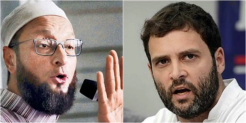 Asaduddin Owaisi and Rahul Gandhi