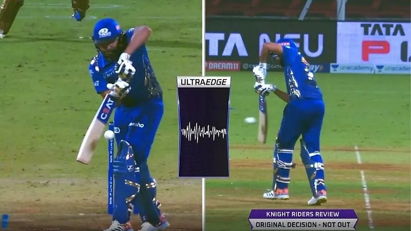 Rohit Sharma baffling dismissal via DRS