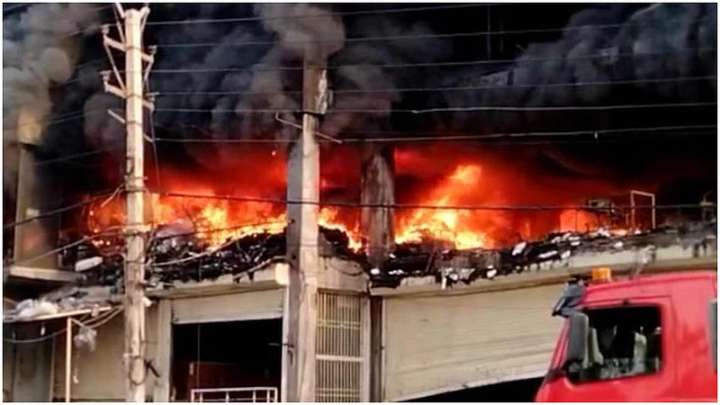Delhi Mundka Fire