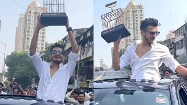 Lock Upp Winner Munawar Faruqui Arrives in Dongri