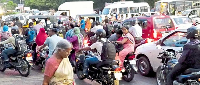 Traffic jam nashik