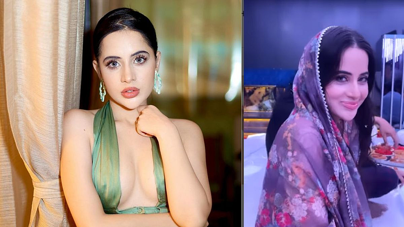 Actress Urfi posted shocking statement in her caption about her marriage