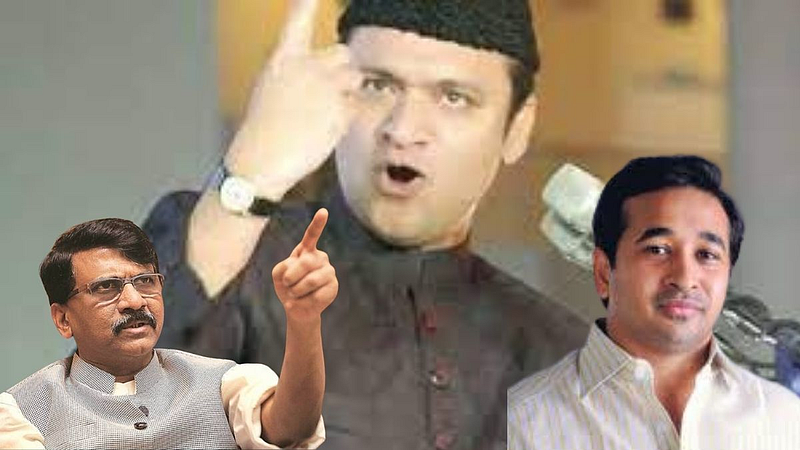 mim akbaruddin owaisi aurangzeb tomb issue shivsena sanjay raut nitesh rana