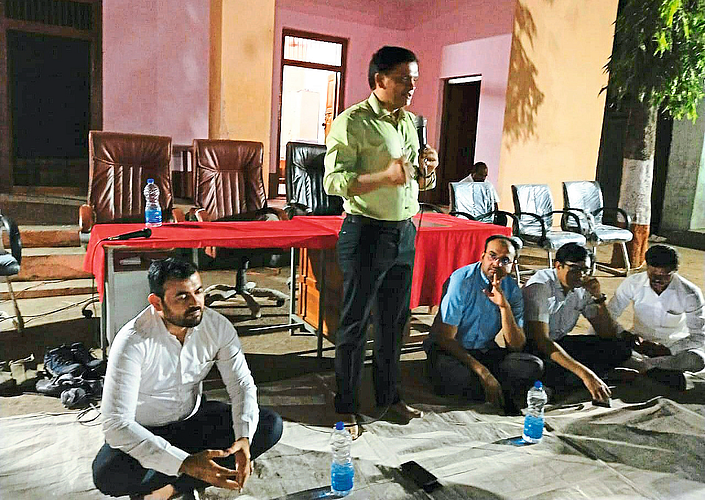 IAS, IPS officers interact with villagers