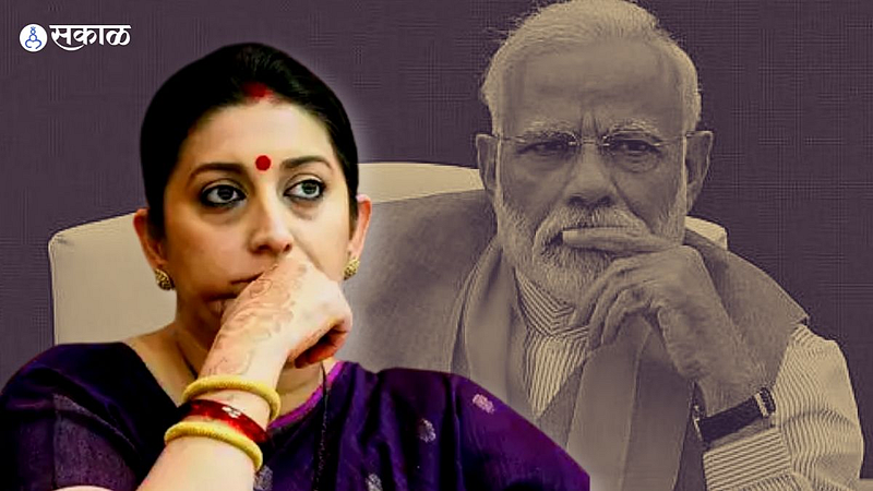 Smriti Irani 2004 demanding resignation Modi
