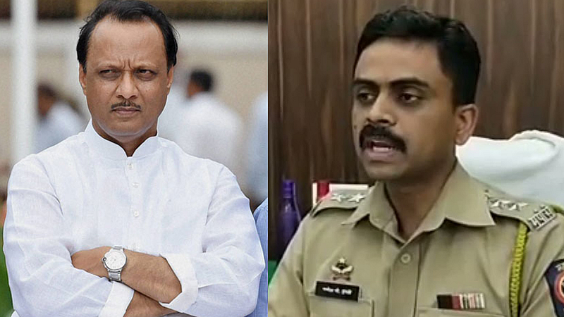 Ajit pawar and ganesh ingale
