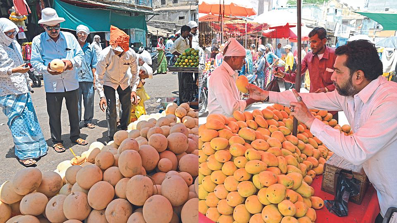 market during Akshay Tritiya