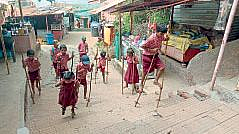 Little kids Trip to Pratapgad fort on stick Mahabaleshwar satara