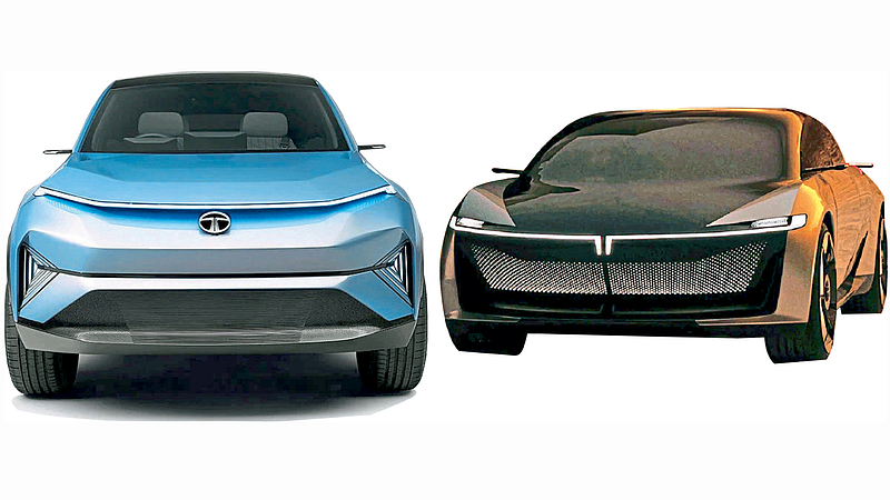 curve car and avinya car
