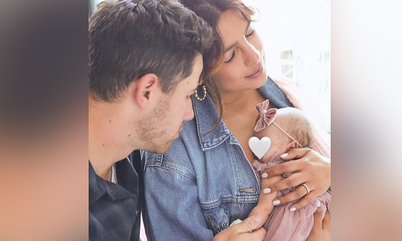 Priyanka Chopra and Nick Jonas share first photo of baby after 100 days in hospital