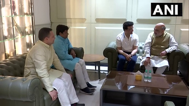 अमित शहा आणि सौरव गांगुली