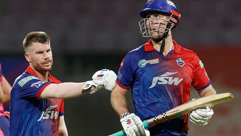 Delhi Capitals Beat Rajasthan Royals David Warner Mitchell Marsh