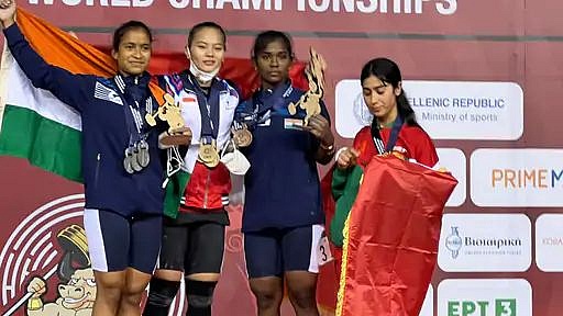 world junior weightlifting championship india medal 2022
