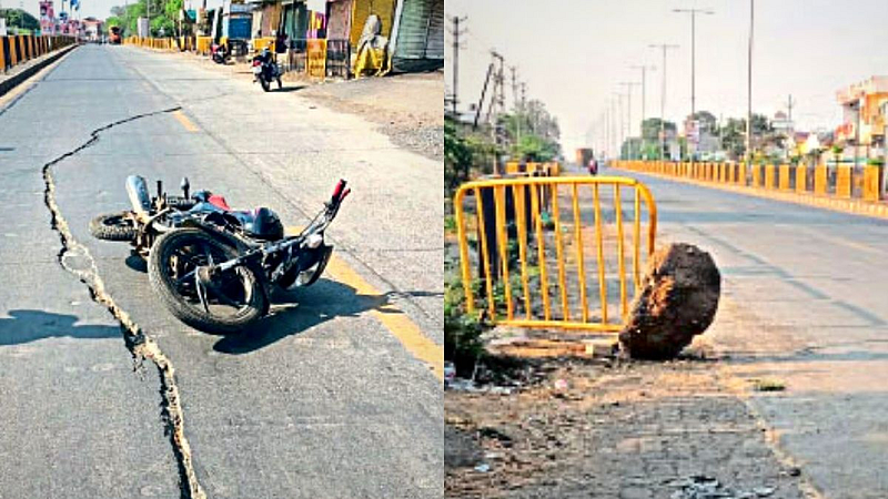 Beed National Highway dengerous to travelling