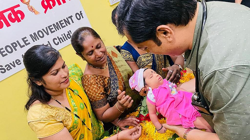 birth of 2350th girl in Medicare Hospital