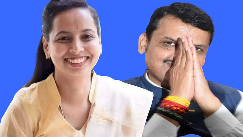 Aditi Tatkare saw the face of Fadnavis and introduced himself in two words