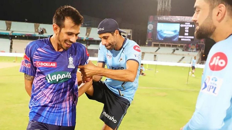 gt vs rr qualifier ipl 2022 ashish nehra kicked yuzvendra chahal