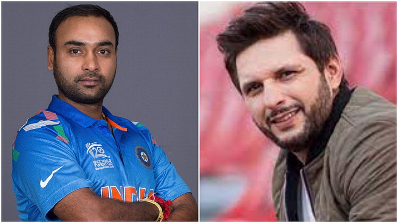Amit Mishra_Shahid Afridi