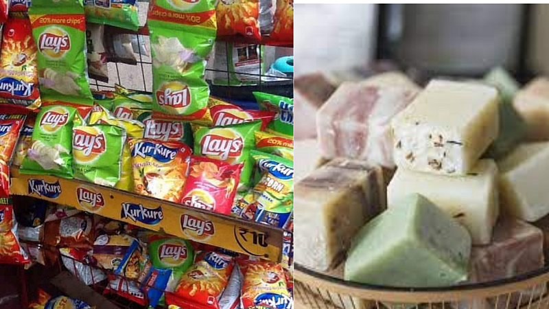 companies shrink weight of bhujia packets soap packs to cut costs