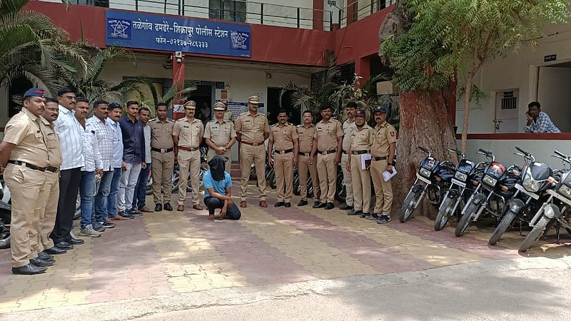 crime news Shikrapurkar two-wheeler thief Akshay Kale arrested with 40 vehicles pune