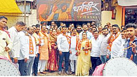 Ahmednagar Dharmaveer movie free premiere show for Shiv Sainiks Ahmednagar Dharmaveer movie free premiere show for Shiv Sainiks