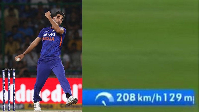 Bhuvneshwar Kumar bowl 208 kph delivery against ireland shoaib akhtar world