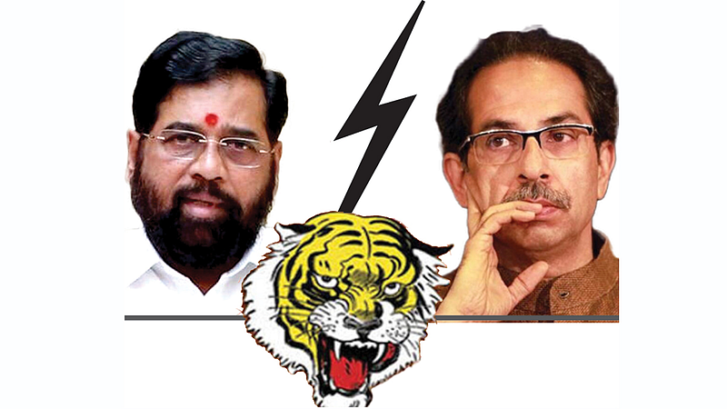 Eknath Shinde and Uddhav Thackeray