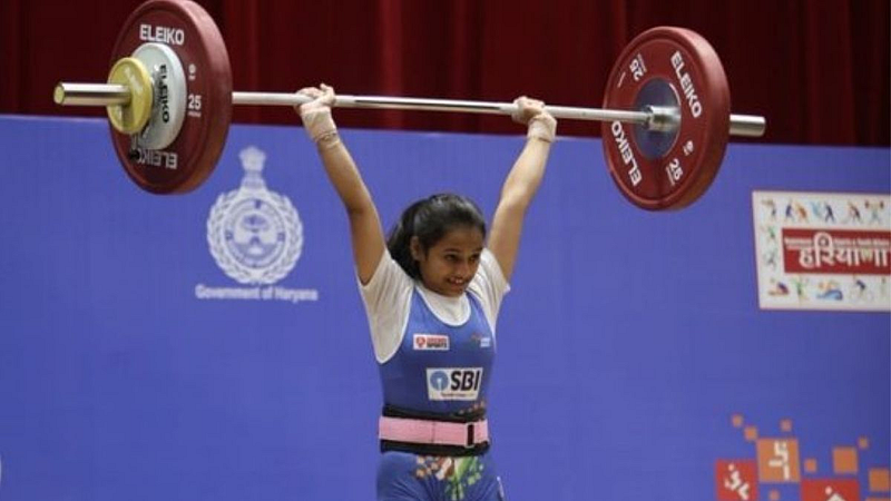 Weightlifter Harshada Garud lift Record Weight in Khelo India 2021