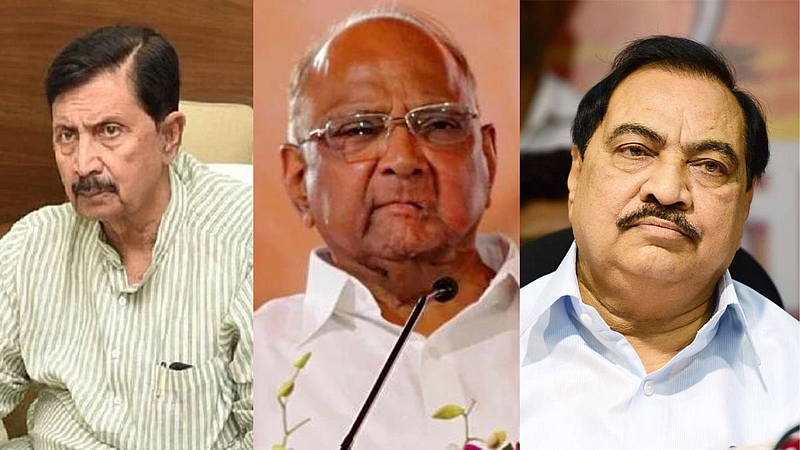 Sharad Pawar Ramraje Nimbalkar Eknath Khadse