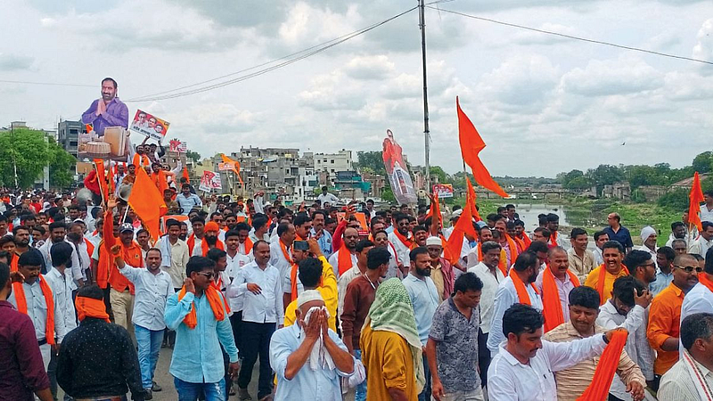Shiv Sena agitation
