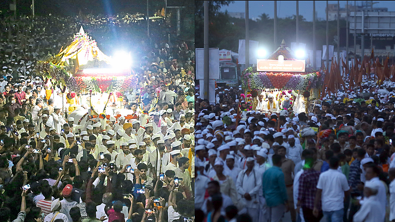 Sant Tukaram Maharaj and Sant Dnyaneshwar Maharaj Palkhi Sohala