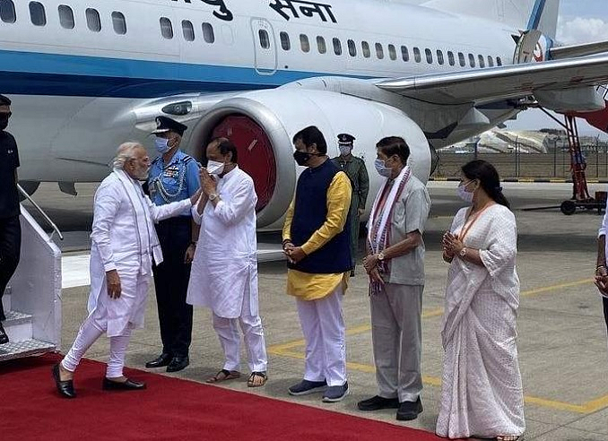 NARENDRA MODI WITH AJIT PAWAR