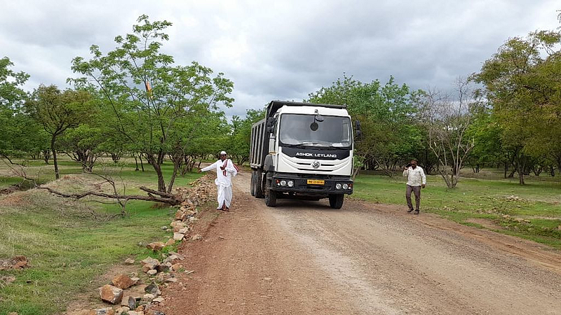crime news Chinkara deer extinct due to illegal transport of stones from forest indapur