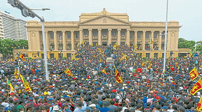Srilanka economic crisis Gotabaya Rajapaksa resign 13 jully protest of people