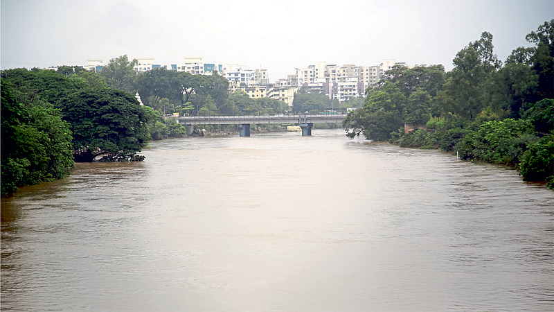 Pawana River Water Level Increase