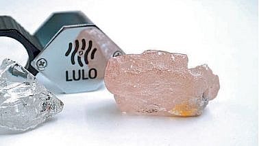 170 carat Lulu Rose pink diamond in Angolan mine Johannesburg
